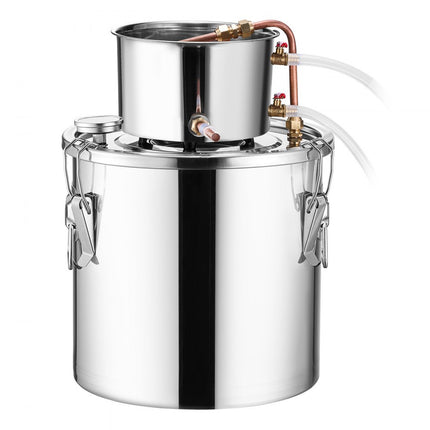 VEVOR Moonshine Still 5 Gal Water Alcohol Distilleerder Brouwset Roestvrij staal