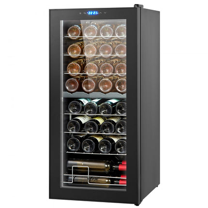 VEVOR wijnkoeler vrijstaande koelkast 32 flessen Dual Zone LED digitaal