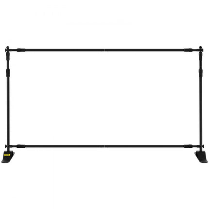 VEVOR Posterstandaard Poster Standaard 8' Banner Stand Advertising Printed Display 54 tot 96 Toon Telescopisch