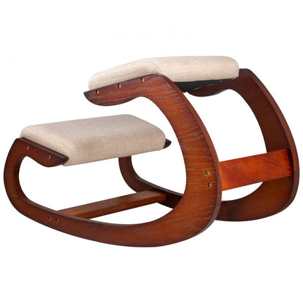 VEVOR Ergonomische Knielstoel 330lb Knielende Stoel 150kg Houding Bureaustoel Kruk met Heupkussen Knielen Ergonomische Kruk Hoog Draagvermogen voor Thuiskantoor Goede Houding Computerkruk 84x53x56 cm