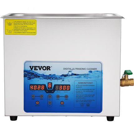 VEVOR Ultrasoon Reiniger Ultrasoon Reinigingsapparaat Ultrasone Reiniger 6L36-40KHz met Tijdopnemer