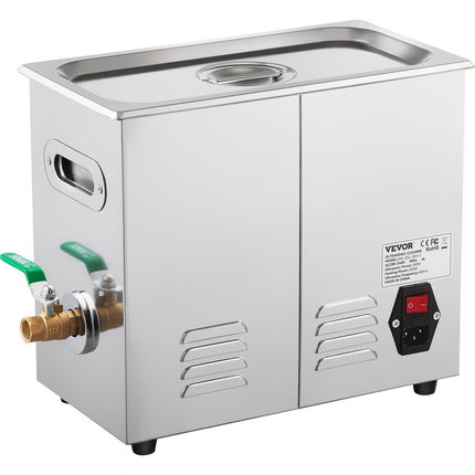 VEVOR Ultrasoon Reiniger Ultrasoon Reinigingsapparaat Ultrasone Reiniger 6L36-40KHz met Tijdopnemer
