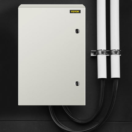 VEVOR NEMA stalen behuizing 60x40x25cm NEMA 4X stalen schakelkast IP66 waterdicht en stofdicht elektrische aansluitdoos voor buiten/binnen met montageplaat