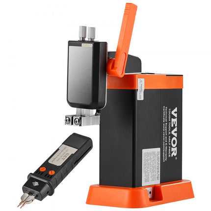 VEVOR draadloze puntlasmachine, 14,5 kW condensator, energieopslag, pulspuntlasmachine met 73B laspen, 801D krachtige puntlasmachine en 2 lasmodi voor 0,1-0,3 mm puur nikkel