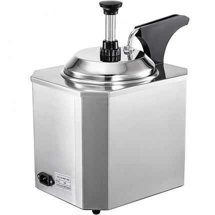 Elektrische Fudge Nacho Kaas Chocolade Dispenser Warmer met 1 Pomp voor Restaurant etc.