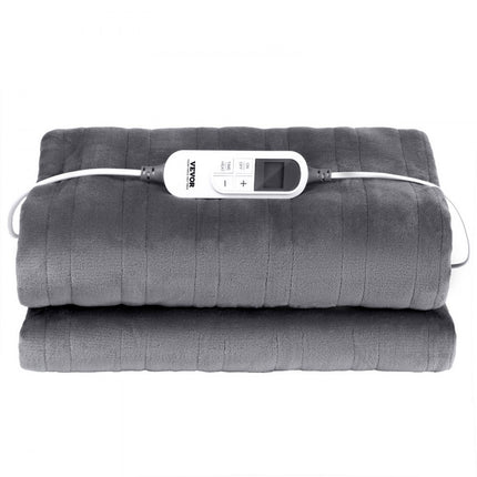 VEVOR elektrische deken 130x160cm elektrisch sprei zacht flanel cadeau oma