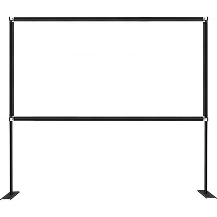 VEVOR Projectiescherm Beamer Scherm 226,1 x 139,7 cm Projectorscherm 16:9 Hd Projector Screen van Oxford-doek van Hoog Textiel met een Brede Kijkhoek