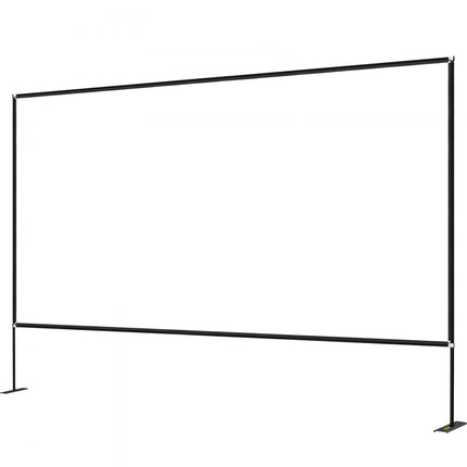 VEVOR Beamer Scherm Projectorscherm Projector Screen 135 in Beamer Projectieschermen Opvouwbaar Projectiescherm met Standaard 16:9 Hd Projectiescherm