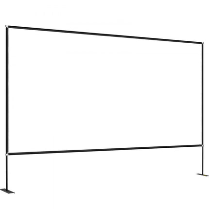VEVOR Beamer Scherm Projectorscherm Projector Screen 135 in Beamer Projectieschermen Opvouwbaar Projectiescherm met Standaard 16:9 Hd Projectiescherm