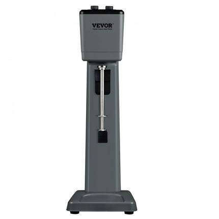 VEVOR Pro Drinkmixer Drankenmixer 375 W Milkshake-machine met enkele kop, 3 snelheden instelbaar 15000/18000/21000 RPM, roestvrijstalen beker Melk- en eiwitshake, drankmixer, cocktail, barmixer