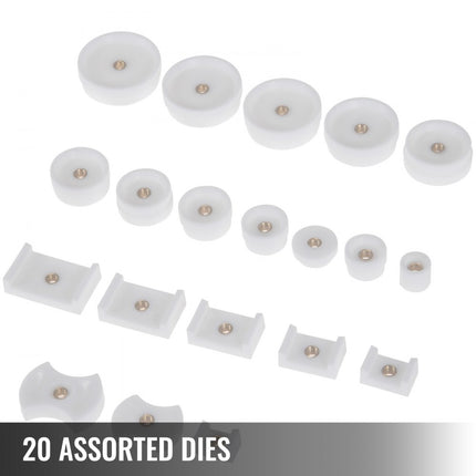 8 inch kristallen lunette, achterdeksel, horlogekastopener, uurwerkhouder, grote schroefaansluiting