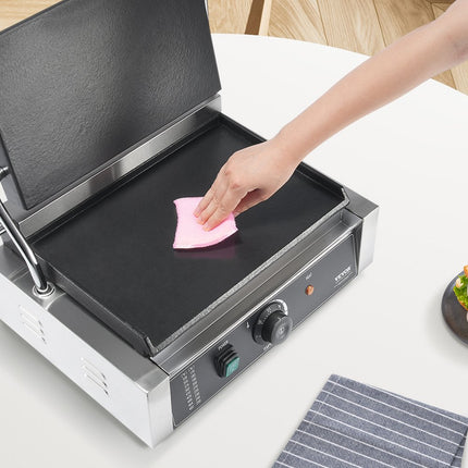 VEVOR Panini Persgrill Sandwichmaker Contactgrill Commercieel Elektrisch