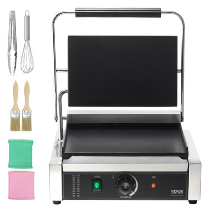 VEVOR Panini Persgrill Sandwichmaker Contactgrill Commercieel Elektrisch