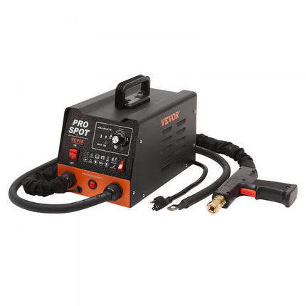 VEVOR puntlasapparaat uitdeukmachine 3 kW stiftlasapparaat uitdeukmachine 6-in-1 lasapparaat met oververhittingsbeveiliging body spotter 1,2 mm lasdikte voor koolstofstaal roestvrij staal ijzer