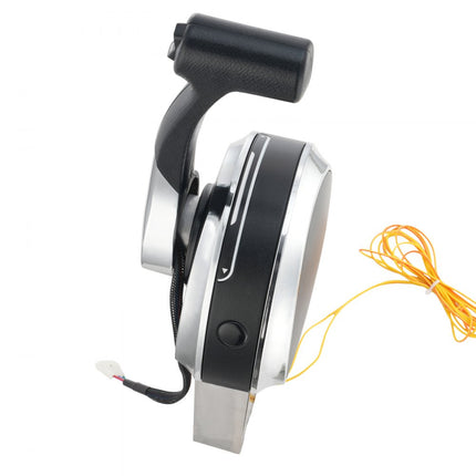 VEVOR Bootgasbediening voor boten, 8M0059686, Top Mount buitenboordmotor afstandsbediening voor Mercury PT 2-takt, maritieme gasbedieningstransmissie met trimbekrachtigingsschakelaar