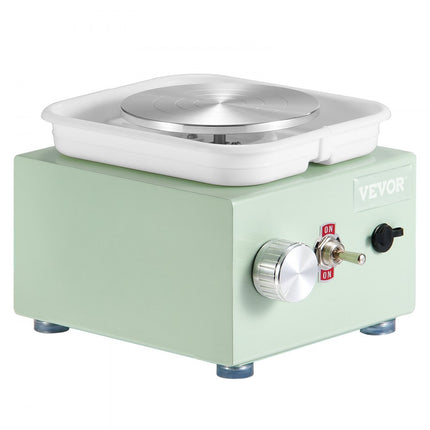 VEVOR Mini Aardewerkschijf Mini Elektrische Keramische Wielmachine 320 RPM Groen
