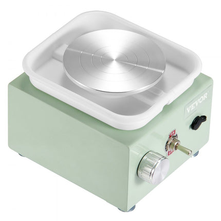 VEVOR Mini Aardewerkschijf Mini Elektrische Keramische Wielmachine 320 RPM Groen