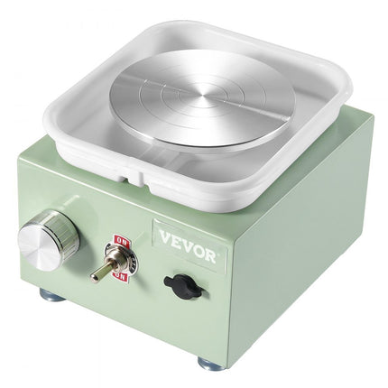 VEVOR Mini Aardewerkschijf Mini Elektrische Keramische Wielmachine 320 RPM Groen