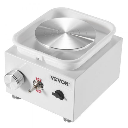 VEVOR Mini Aardewerkschijf Mini Elektrische Keramische Wielmachine 320 RPM Wit