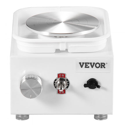 VEVOR Mini Aardewerkschijf Mini Elektrische Keramische Wielmachine 320 RPM Wit
