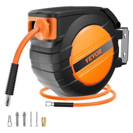 VEVOR persluchtslanghaspel automatische slanghaspel 300PSI 9,52mmx15,24m
