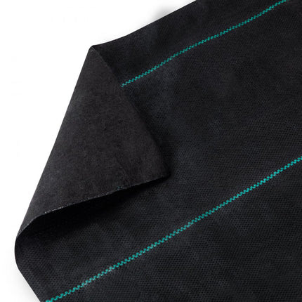 VEVOR Onkruidbestrijding 5.8oz tuinfleece 3x30ft afdekmat zware geweven grasbestrijding geotextiel onkruidstof onkruidwikkel onkruidwikkel voor tuinpatio zwart