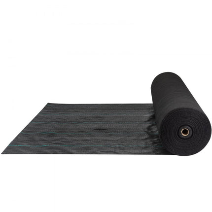 VEVOR Onkruidbestrijding 5.8oz tuinfleece 3x30ft afdekmat zware geweven grasbestrijding geotextiel onkruidstof onkruidwikkel onkruidwikkel voor tuinpatio zwart