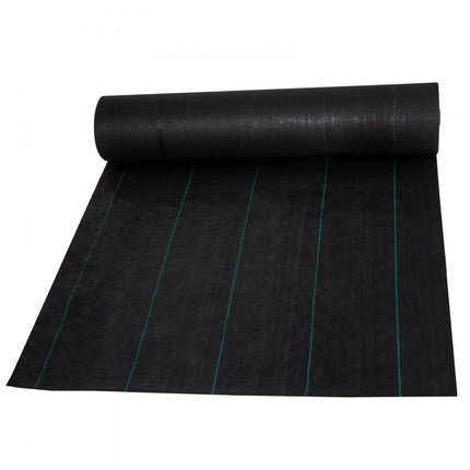 VEVOR Onkruidbestrijding 5.8oz tuinfleece 3x30ft afdekmat zware geweven grasbestrijding geotextiel onkruidstof onkruidwikkel onkruidwikkel voor tuinpatio zwart