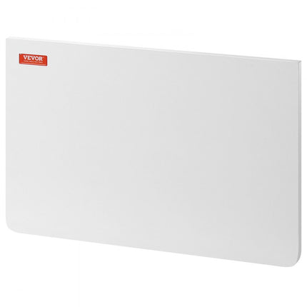 VEVOR klaptafel wandtafel 59,94 x 39,62 x 14,99 cm, opklapbare keukenwand klaptafel wandbureau, tafel voor studentenhuis woonkamer slaapkamer stabiel witte spaanplaat 45,36 kg draagvermogen