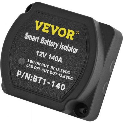 VEVOR Relais Gesplitst Oplaadset Batterij Ontkoppelen 6M 140A Spanningmeetrelais