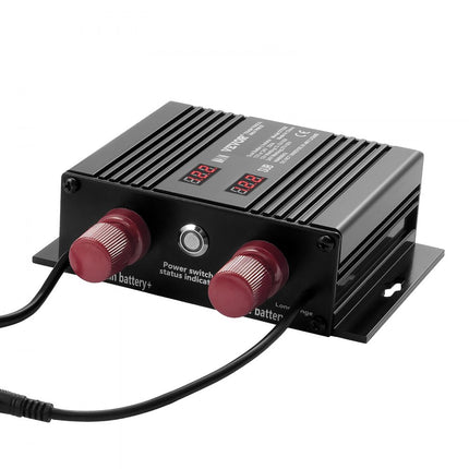 VEVOR 250 AMP spanningsgestuurd isolatorrelais, 12V / 24V universeel VSR spanningsgevoelig relais batterij-isolator, voor auto vrachtwagen ATV RV batterijstarter controller aan / uit-schakelaar