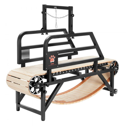 VEVOR hondenloopband voor middelgrote honden 100kg indoor loopband 175x51x130cm