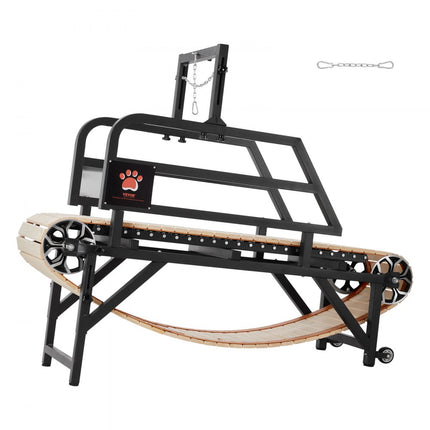 VEVOR hondenloopband voor middelgrote honden 100kg indoor loopband 175x51x130cm