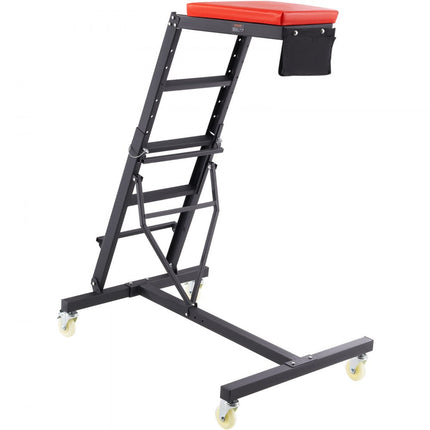 VEVOR Automotive Topside Creeper Motorvoertuigen, opvouwbare kruipversnelling voor autoreparatie en onderhoud, met verstelbare hoogte van 126 tot 192 cm, 181,44 kg capaciteit, hoge kruipbak, 4 zwenkwielen, robuust