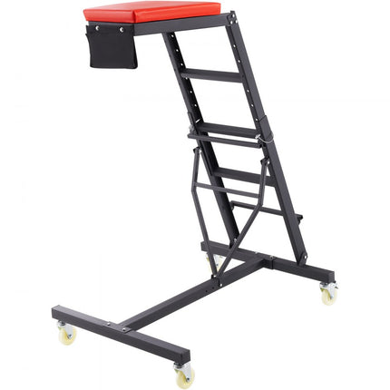 VEVOR Automotive Topside Creeper Motorvoertuigen, opvouwbare kruipversnelling voor autoreparatie en onderhoud, met verstelbare hoogte van 126 tot 192 cm, 181,44 kg capaciteit, hoge kruipbak, 4 zwenkwielen, robuust
