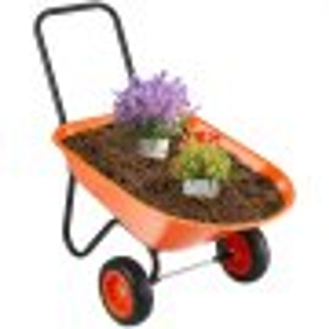 VEVOR kruiwagen transportkruiwagen bouw kruiwagen duwwagen 180kg 125x63x82cm