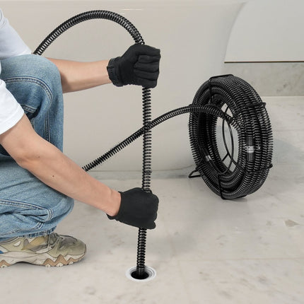 VEVOR pijpreinigingsspiraal pijpreinigingsschacht spiraalafvoerpijpreiniger 14m