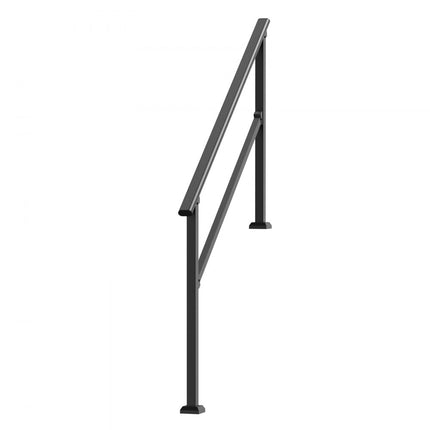 VEVOR reling trapleuning met dwarsbalk leuning borstwering 138cm 4-5 treden