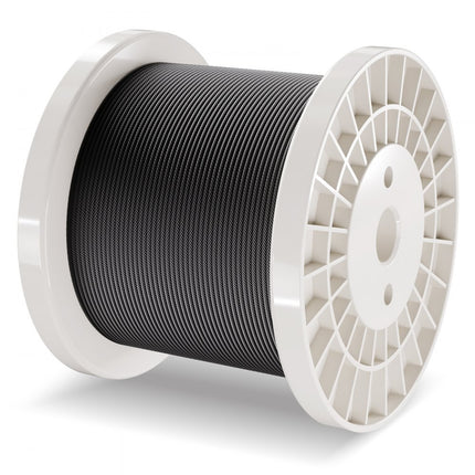 VEVOR staalkabel staaldraad roestvrij Ф3.18mmx152.4m 7.1kN 7x7 strengen