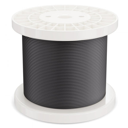 VEVOR staalkabel staaldraad roestvrij Ф3.18mmx152.4m 7.1kN 7x7 strengen