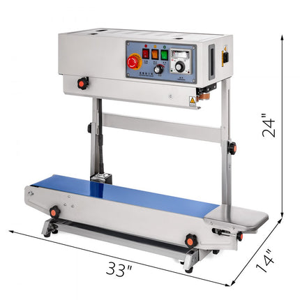 Het automatische Verticale Film Verzegelende Machinefr770 Roterende Verzegelende Machine Ononderbroken Verzegelen voor Plastic Zak 220V