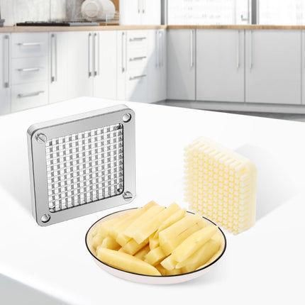 VEVOR Aardappelsnijder Frietensnijder 6,4 mm vervangende hakmesjes, 3 hakmessen en 6 extra messtukken Frietensnijder