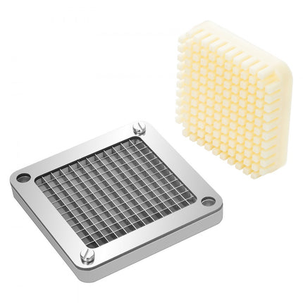 VEVOR Aardappelsnijder Frietensnijder 6,4 mm vervangende hakmesjes, 3 hakmessen en 6 extra messtukken Frietensnijder