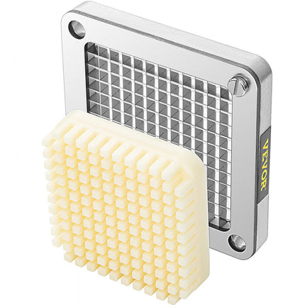 VEVOR Aardappelsnijder Frietensnijder 6,4 mm vervangende hakmesjes, 3 hakmessen en 6 extra messtukken Frietensnijder