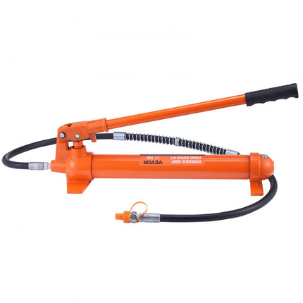 VEVOR Hydraulische Auto Jack Luchtpomp 12T Lucht Hydraulische Jack 135mm Slag Rood Inclusief 100/195/300/500mm Verlengstang Elektrostatische Poeder Spray Auto Reparatie Werkplaats