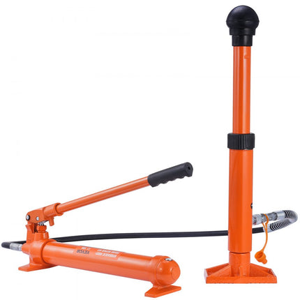 VEVOR Hydraulische Auto Jack Luchtpomp 12T Lucht Hydraulische Jack 135mm Slag Rood Inclusief 100/195/300/500mm Verlengstang Elektrostatische Poeder Spray Auto Reparatie Werkplaats