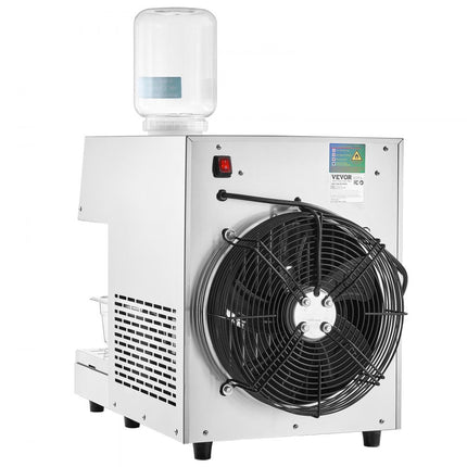 VEVOR Commerciële sneeuwvlokijsmachine 260 kg/24 uur ijsscheerapparaat roestvrij staal