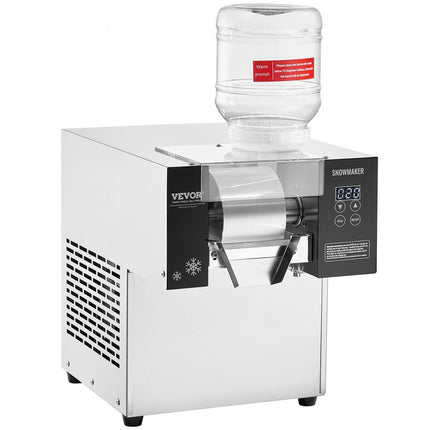 VEVOR Commerciële sneeuwvlokijsmachine 125 kg/24 uur ijsscheerapparaat roestvrij staal