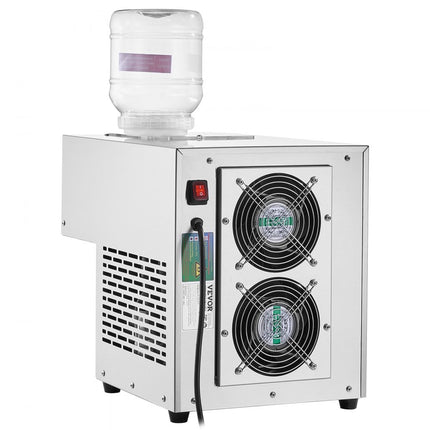 VEVOR Commerciële sneeuwvlokijsmachine 125 kg/24 uur ijsscheerapparaat roestvrij staal