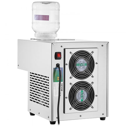 VEVOR Commerciële sneeuwvlokijsmachine 170 kg/24 uur ijsscheerapparaat roestvrij staal